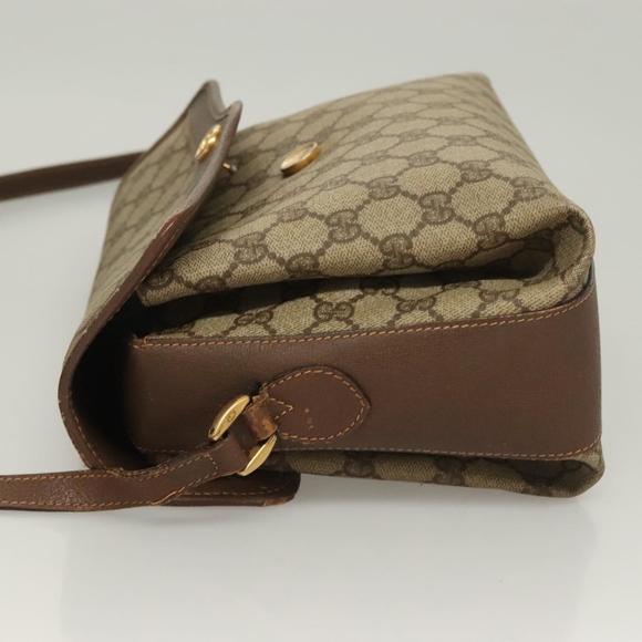 GUCCI GG Supreme Shoulder Bag PVC Beige Gold 001 113 6165 Auth BA3659 - Picture 5 of 16